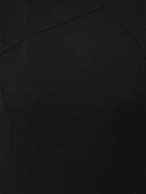 round neck solid a-line dress - 16760552 - Standard Image - 4