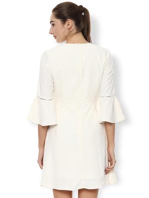 bell sleeved floral a-line dress - 16760574 - Standard Image - 2