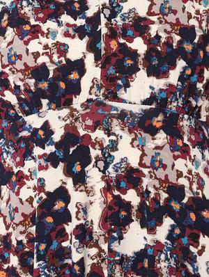 v neck floral a-line dress - 16760578 - Standard Image - 4
