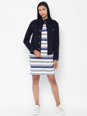 long sleeved pocket detail denim jacket - 16760592 - Standard Image - 3