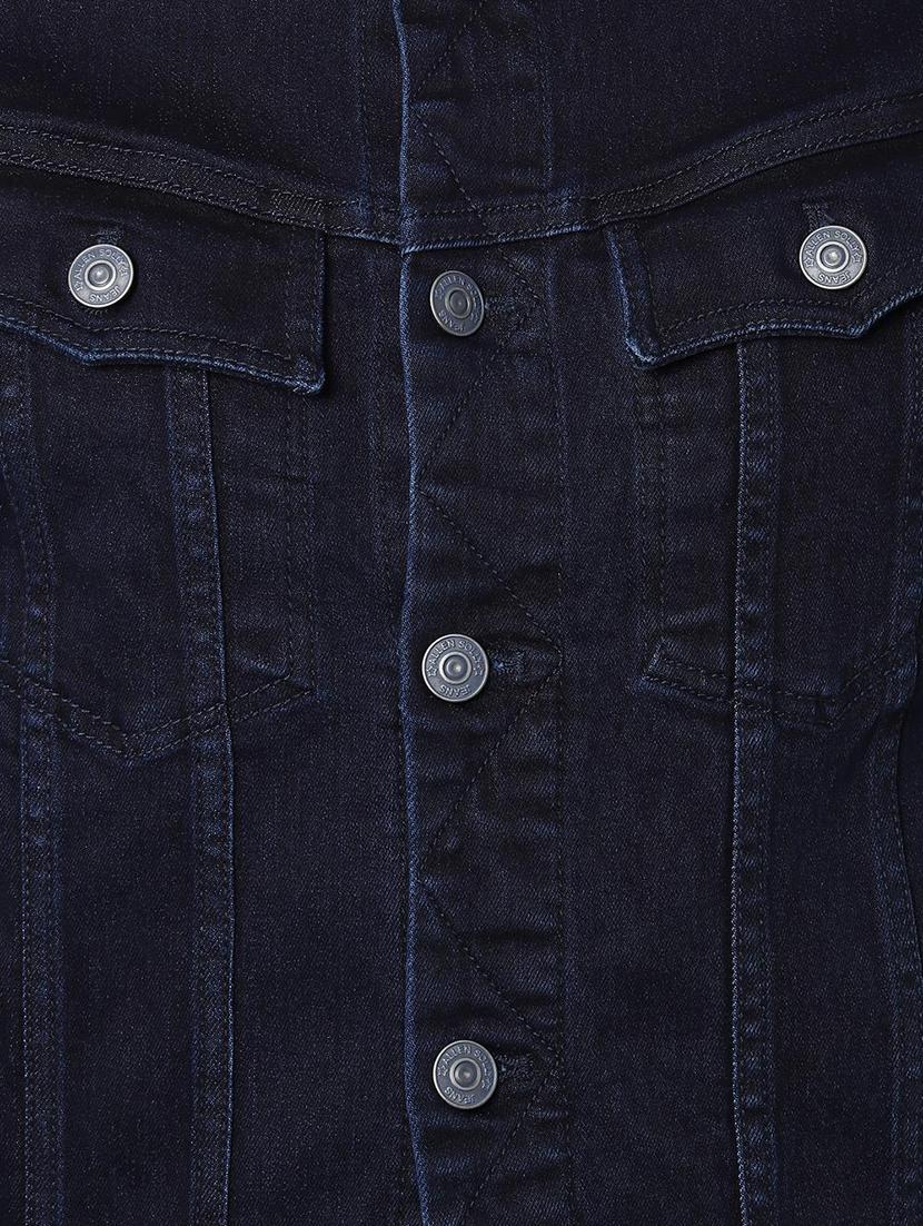 long sleeved pocket detail denim jacket - 16760592 - Zoom Image - 4