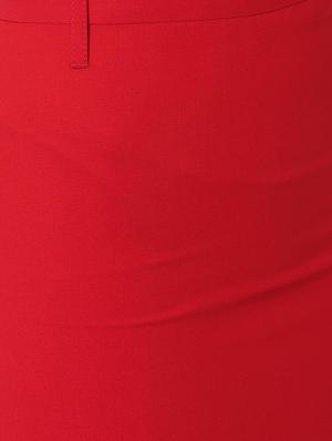 high rise solid straight skirt - 16761386 - Standard Image - 4