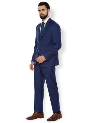 navy blue solid suit - 16761608 - Standard Image - 2
