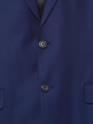 navy blue solid suit - 16761608 - Standard Image - 4
