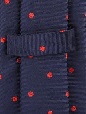 navy micro fibre tie - 16761772 - Standard Image - 3
