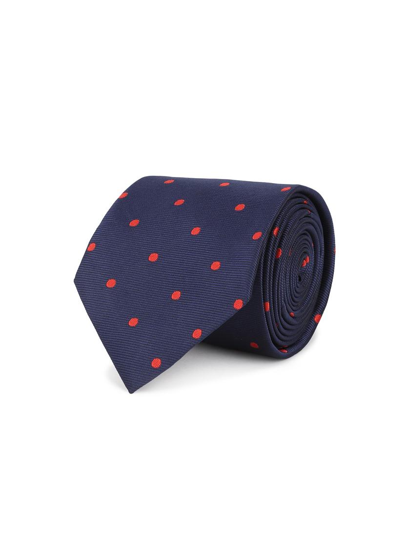 navy micro fibre tie - 16761772 - Zoom Image - 1