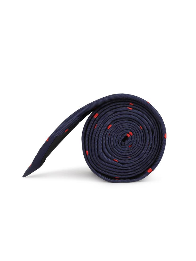 navy micro fibre tie - 16761772 - Zoom Image - 2