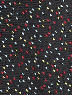 black micro polyester tie - 16761781 - Standard Image - 4
