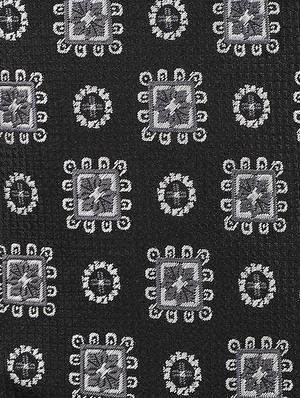 black micro fiber tie - 16761836 - Standard Image - 4