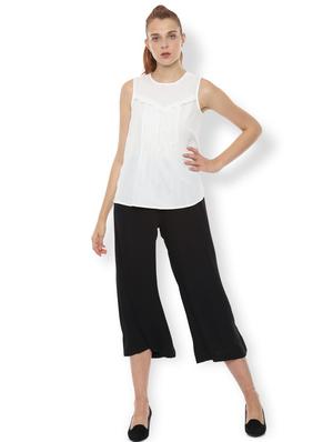 pleat detail solid top - 16761862 - Standard Image - 3