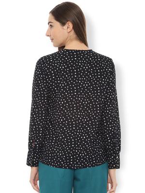 v-neck polka dot top - 16761910 - Standard Image - 2