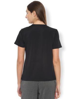 round neck solid top - 16761913 - Standard Image - 2