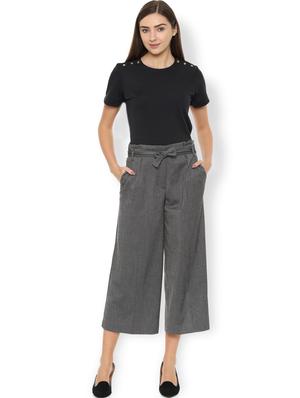 round neck solid top - 16761913 - Standard Image - 3