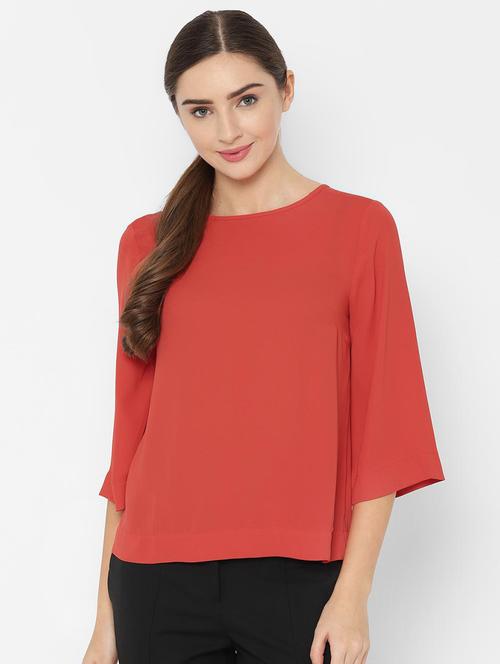tie back boat neck top - 16761916 - Standard Image - 1