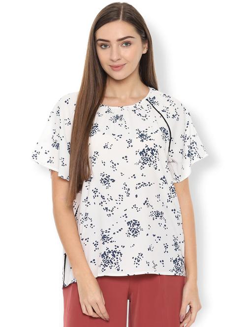 tie back neck raglan sleeved top - 16761922 - Standard Image - 1