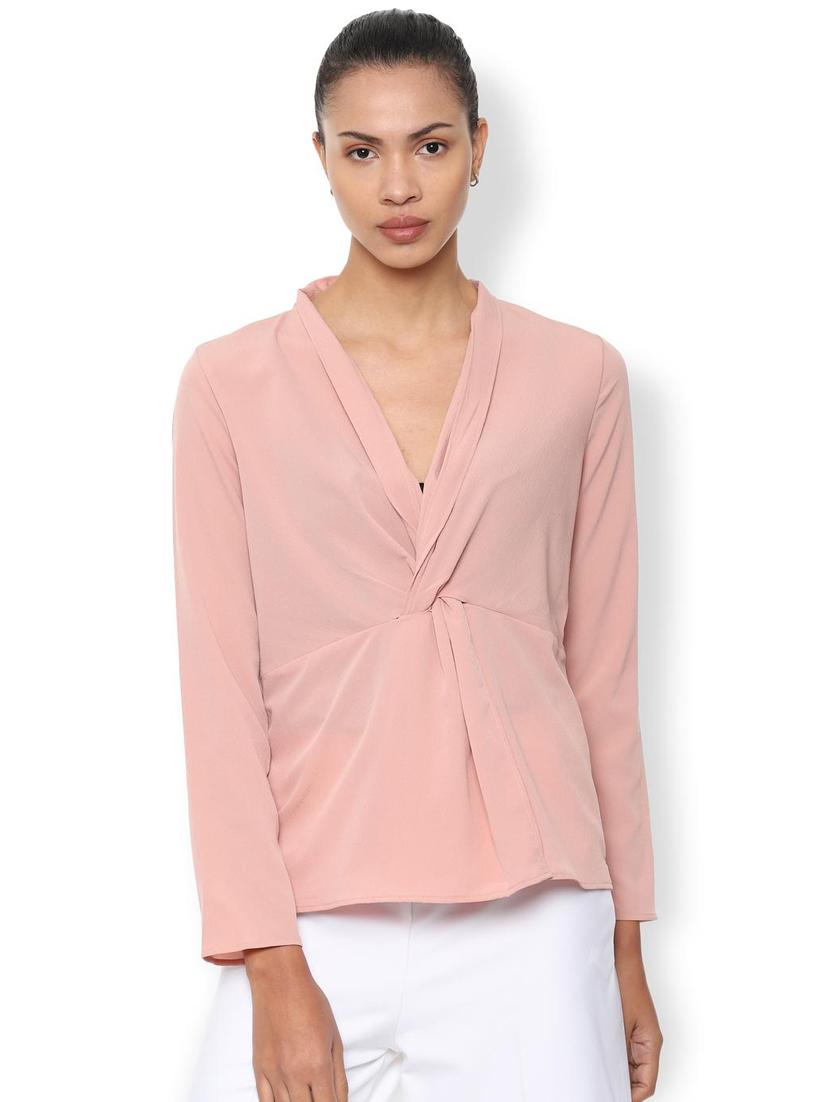 stylized neck solid top - 16761947 - Zoom Image - 1