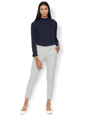 high rise flat front trousers trouser - 16761960 - Standard Image - 3