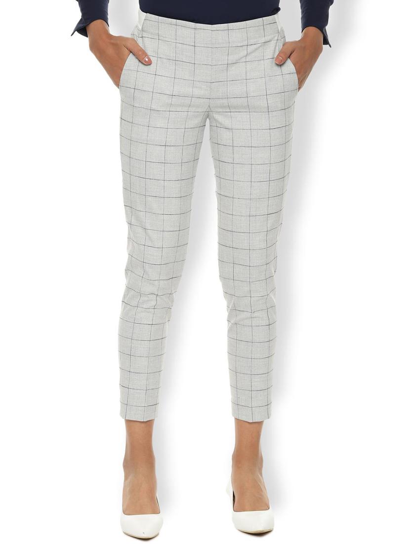 high rise flat front trousers trouser - 16761960 - Zoom Image - 1