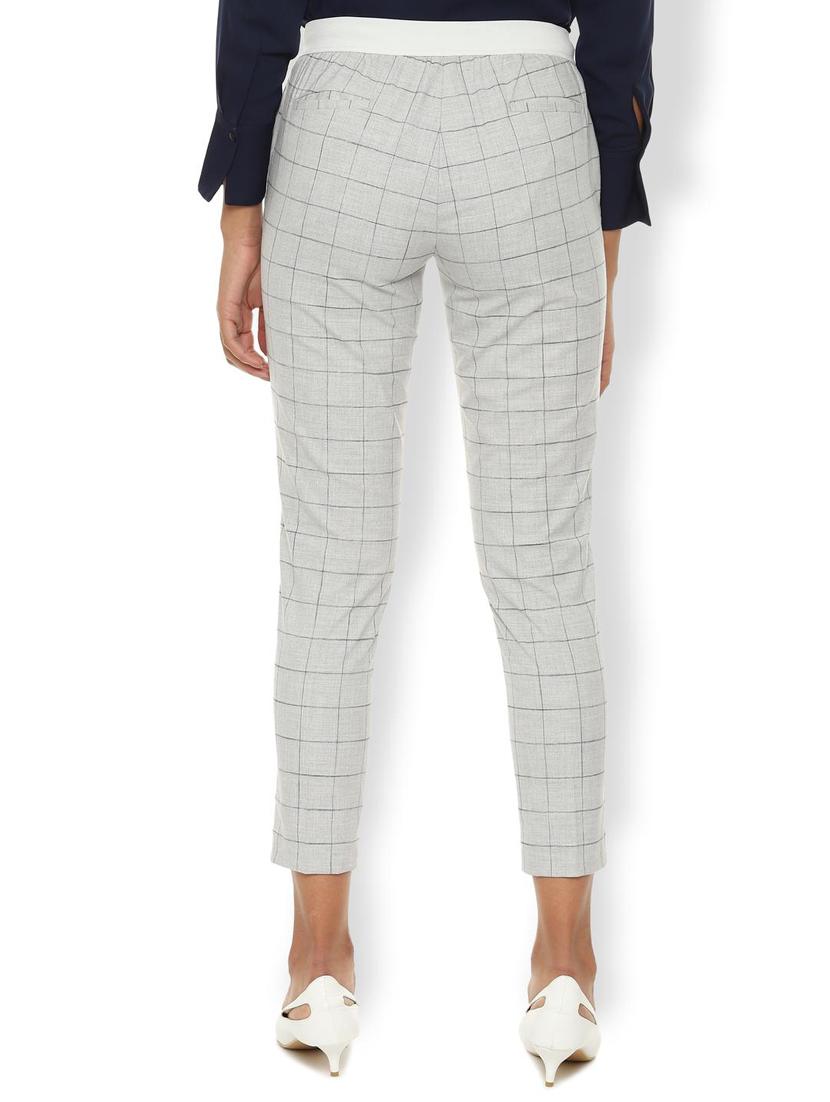 high rise flat front trousers trouser - 16761960 - Zoom Image - 2