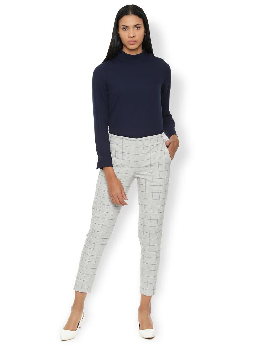 high rise flat front trousers trouser - 16761960 - Zoom Image - 3