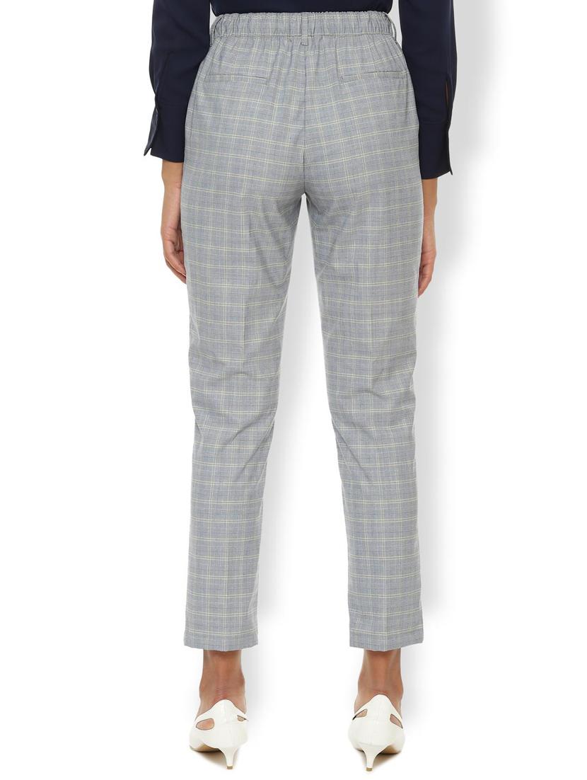 high rise flat front trousers trouser - 16761961 - Zoom Image - 2