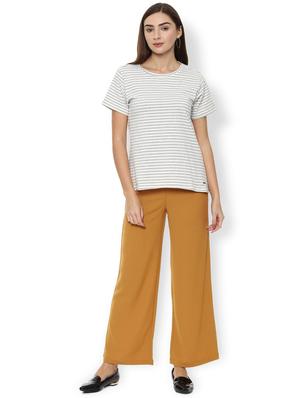 high rise solid wide leg trouser - 16761974 - Standard Image - 3