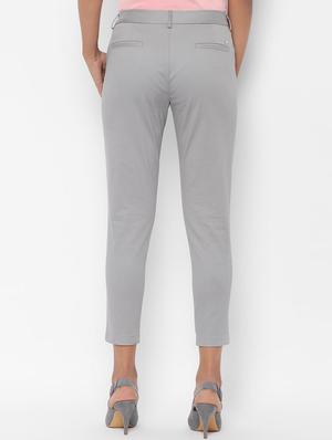 high rise flat front trousers trouser - 16761977 - Standard Image - 2