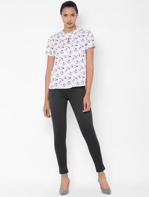 high rise solid jeggings - 16761984 - Standard Image - 3