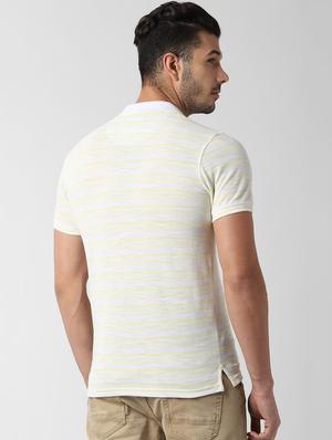 yellow striped polo t-shirt - 16762133 - Standard Image - 3