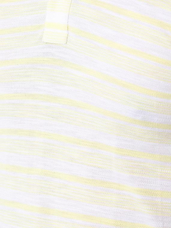 yellow striped polo t-shirt - 16762133 - Zoom Image - 5
