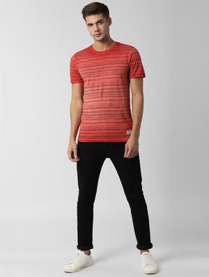 orange striped t-shirt - 16762148 - Standard Image - 4