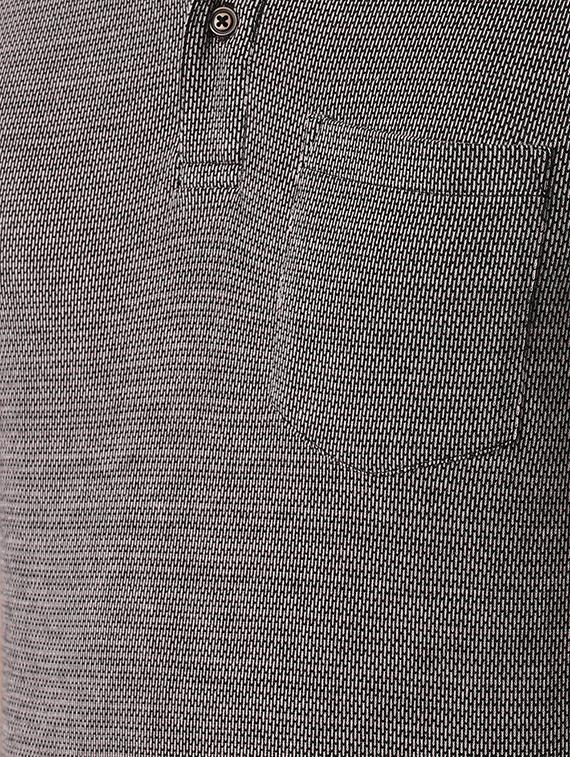 grey self design t-shirt - 16762169 - Zoom Image - 5