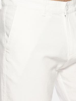 white solid shorts - 16762307 - Standard Image - 5