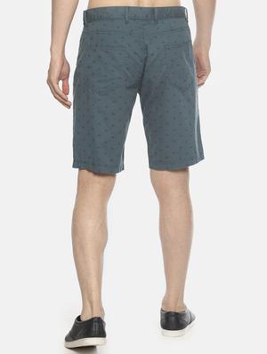 grey printed bermuda shorts - 16762309 - Standard Image - 3