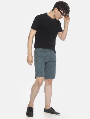 grey printed bermuda shorts - 16762309 - Standard Image - 4