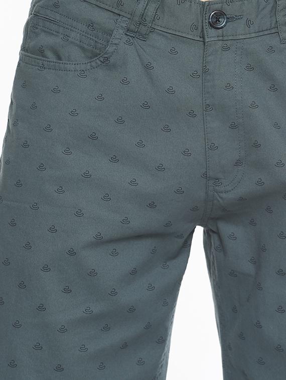 grey printed bermuda shorts - 16762309 - Zoom Image - 5