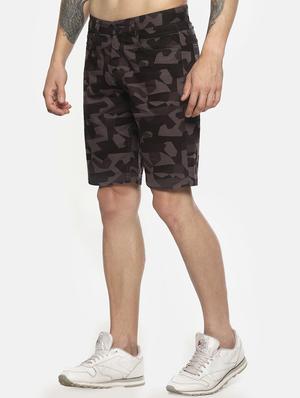 grey camouflage print bermuda shorts - 16762313 - Standard Image - 2