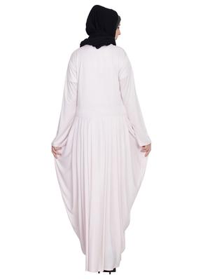 solid fit & flare cloaks & abaya - 16762329 - Standard Image - 3