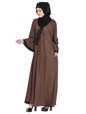 applique a-line cloaks & abaya - 16762330 - Standard Image - 2