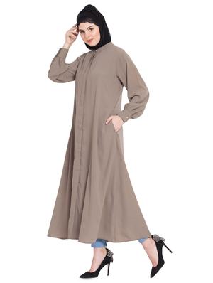 solid a-line cloaks & abaya - 16762333 - Standard Image - 2