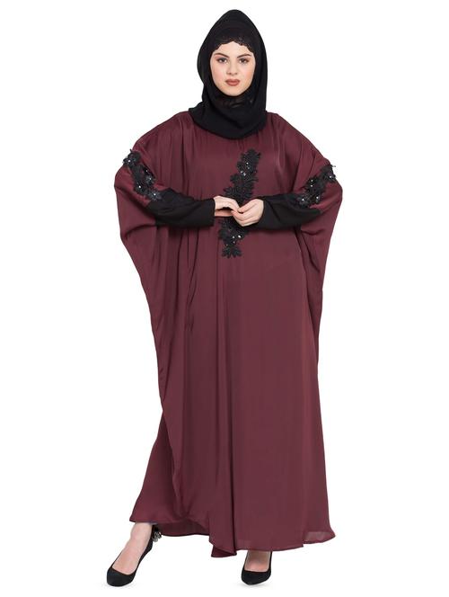 applique a-line cloaks & abaya - 16762353 - Standard Image - 1