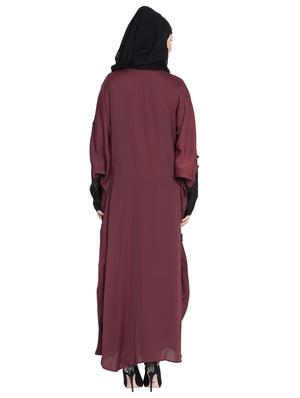 applique a-line cloaks & abaya - 16762353 - Standard Image - 3