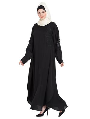 applique a-line cloaks & abaya - 16762360 - Standard Image - 2