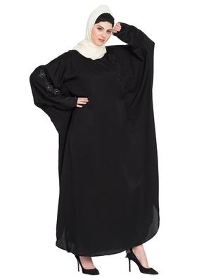 applique a-line cloaks & abaya - 16762360 - Standard Image - 4
