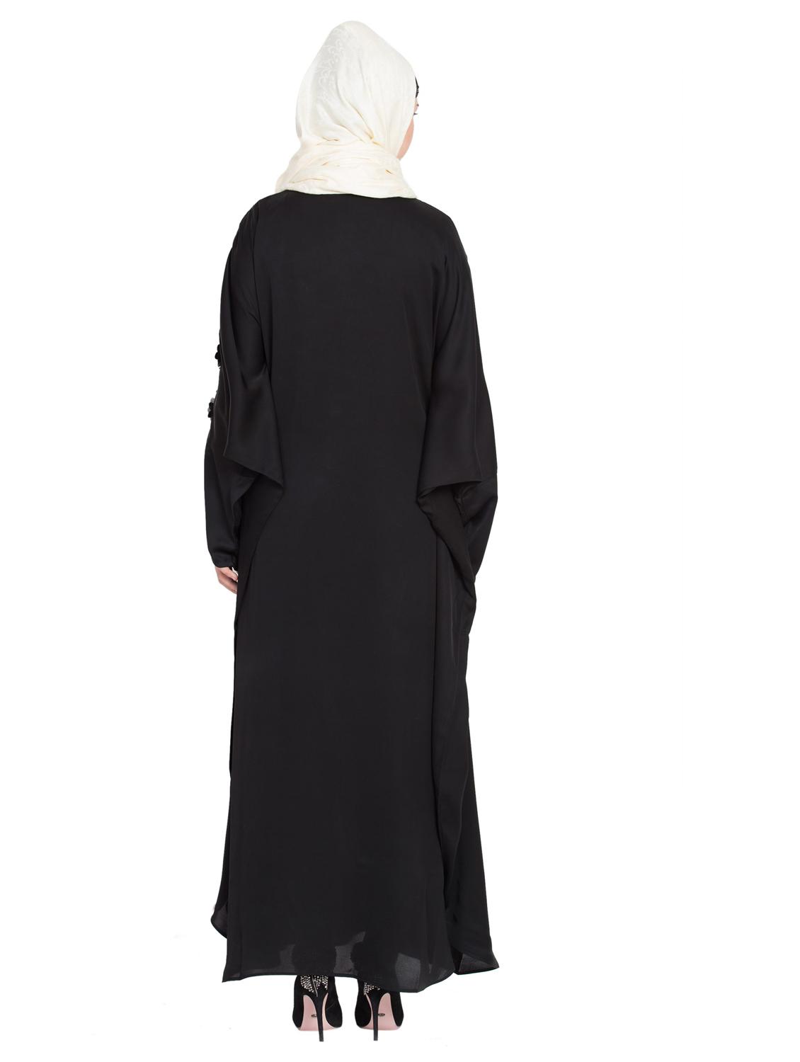 applique a-line cloaks & abaya - 16762360 - Zoom Image - 3