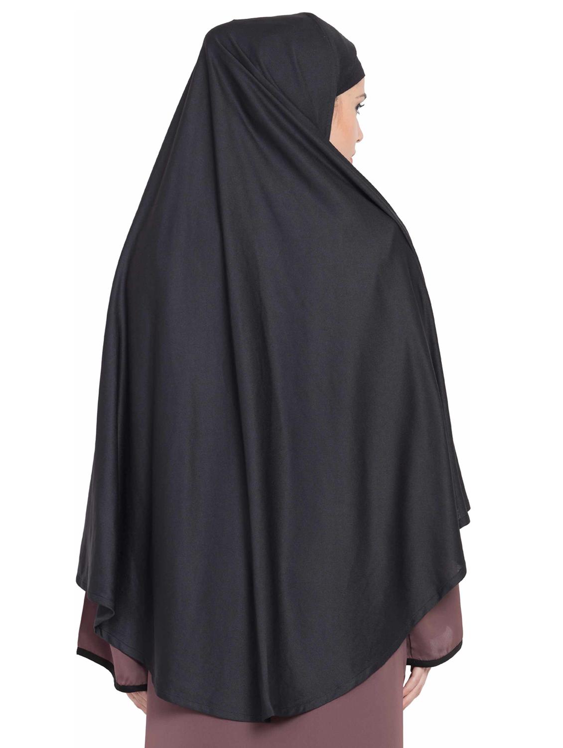 solid a-line abaya - 16762372 - Zoom Image - 3
