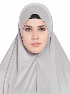 solid a-line abaya - 16762382 - Standard Image - 5