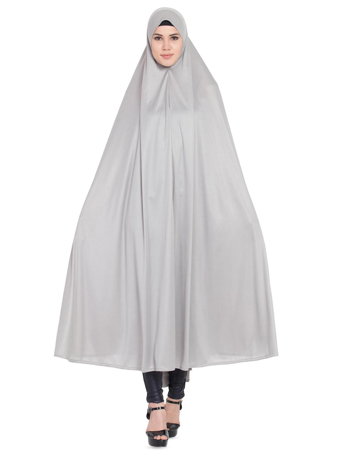 solid a-line abaya - 16762382 - Zoom Image - 1