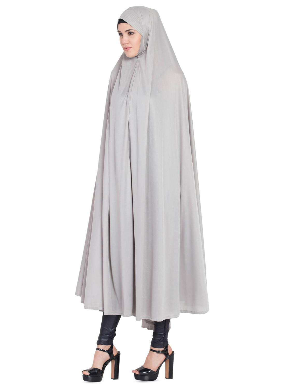 solid a-line abaya - 16762382 - Zoom Image - 2