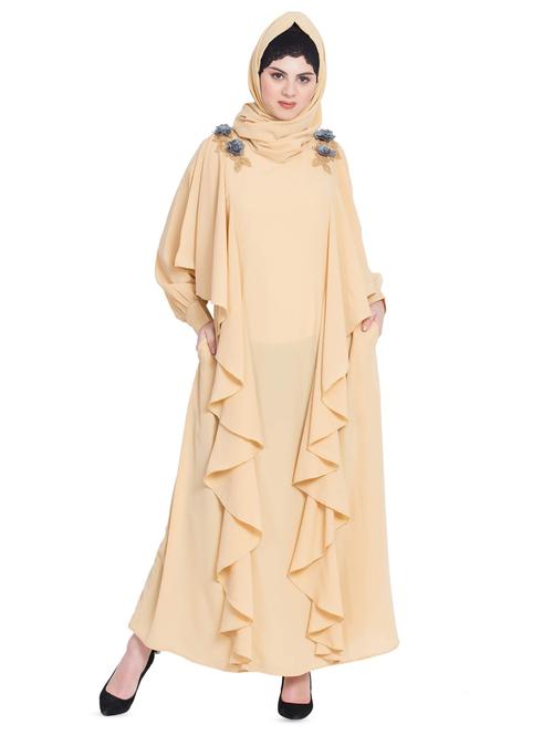 applique a-line cloaks & abaya - 16762383 - Standard Image - 1